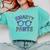 Little Mr Miss SMARTY PANTS Graduation Alumni Teacher Comfort Colors Sweatshirt Chalky Mint