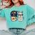 Llama Shirt English Teacher School Student ESL Joke Comfort Colors Sweatshirt Chalky Mint