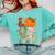Love 2nd Grade Happy Fall Thanksgiving For 2nd Teacher For Men Women Girls Kids Comfort Colors Sweatshirt Chalky Mint
