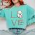 Love Art For Artist Art Teacher Comfort Colors Sweatshirt Chalky Mint