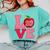 Love Kindergarten Cute Apple School Teacher Comfort Colors Sweatshirt Chalky Mint Love Kindergarten Cute Apple School Teacher Comfort Colors Sweatshirt Chalky Mint
