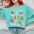 Maestra Spanish Teacher Back To School Maestra De Espanol Comfort Colors Sweatshirt Chalky Mint