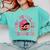 Man I Feel Like a Teacher Women Western Teacher Halloween Comfort Colors Sweatshirt Chalky Mint