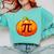 Math Teacher Halloween Costume Pumpkin Pi Pun Pie Men Comfort Colors Sweatshirt Chalky Mint