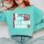 Math Teacher School So Happy I'm A Math Teacher Comfort Colors Sweatshirt Chalky Mint
