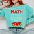 Math Watermelon Calculation Joke Teacher Student Comfort Colors Sweatshirt Chalky Mint