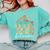 Montessori Teacher Comfort Colors Sweatshirt Chalky Mint