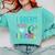Multilingual Teacher In Dos Idiomas Linguist Language Comfort Colors Sweatshirt Chalky Mint