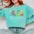 Music Teacher Tie Dye Appreciation Day Hello Back To School Men Women Comfort Colors Sweatshirt Chalky Mint
