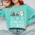 Nothing Beats 5th Grade Back To School Kids Teachers Comfort Colors Sweatshirt Chalky Mint