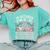 In October Pre-K Teachers Wear Pink Ribbon Breast Cancer Comfort Colors Sweatshirt Chalky Mint