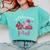 In October We Wear Pink Apple Teacher Daisy Breast Cancer Comfort Colors Sweatshirt Chalky Mint In October We Wear Pink Apple Teacher Daisy Breast Cancer Comfort Colors Sweatshirt Chalky Mint