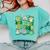 One Lucky Teacher St Patrick's Day Irish Teacher Lucky Era Comfort Colors Sweatshirt Chalky Mint