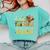 One Thankful Substitute Teacher Turkey Leopard Thanksgiving For Men Women Comfort Colors Sweatshirt Chalky Mint One Thankful Substitute Teacher Turkey Leopard Thanksgiving For Men Women Comfort Colors Sweatshirt Chalky Mint