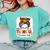 One Thankful Teacher's Aide Messy Bun Thanksgiving Fall Comfort Colors Sweatshirt Chalky Mint