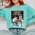 Overworked Underpaid Always Grading Teacher Comfort Colors Sweatshirt Chalky Mint