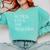 PE Teacher Appreciation Comfort Colors Sweatshirt Chalky Mint