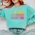 Peace Love Science Lovers Math Chemistry Teacher Comfort Colors Sweatshirt Chalky Mint