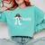 Pirate Pi Math Pie Halloween Costume Teacher Men Women Comfort Colors Sweatshirt Chalky Mint