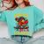 Pirate Pre-K Teacher Preschool Halloween Comfort Colors Sweatshirt Chalky Mint
