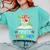 Pirate Teacher Halloween Skull Adult Comfort Colors Sweatshirt Chalky Mint