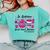 Pre-k Teacher In October We Wear Pink Breast Cancer Comfort Colors Sweatshirt Chalky Mint