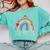 Pretty YOU MATTER Rainbow Positive Message Teachers Kids Comfort Colors Sweatshirt Chalky Mint Pretty YOU MATTER Rainbow Positive Message Teachers Kids Comfort Colors Sweatshirt Chalky Mint