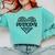 Principal Heart Life School Principal Teacher Appreciation Comfort Colors Sweatshirt Chalky Mint