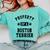 Property Of Boston Terrier Boston Terrier Shirt Comfort Colors Sweatshirt Chalky Mint