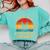 Proud Boston Terrier Dad Dog Owner Fathers Day Men Women Kids Comfort Colors Sweatshirt Chalky Mint