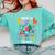 Proud To Teach Multilingual Learner ESL English Teacher Comfort Colors Sweatshirt Chalky Mint