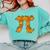 Pumpkin Pi Math Teacher Halloween Costume Geometry Comfort Colors Sweatshirt Chalky Mint