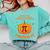 Pumpkin Pie Pi Math Teacher Shirt Halloween Men Adult Comfort Colors Sweatshirt Chalky Mint