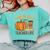 Pumpkin Spice And Teacher Life Halloween Teacher Comfort Colors Sweatshirt Chalky Mint Pumpkin Spice And Teacher Life Halloween Teacher Comfort Colors Sweatshirt Chalky Mint