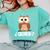Quien Who Owl Spanish Teacher Comfort Colors Sweatshirt Chalky Mint