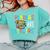 Readers Are Leaders Reading Book Lover Teacher Women Men Kid Comfort Colors Sweatshirt Chalky Mint