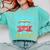 Reading Adventure Library Student Teacher Book Comfort Colors Sweatshirt Chalky Mint