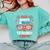 Red & Blue Teacher Crew Shirt 4th Of July Sunglasses Comfort Colors Sweatshirt Chalky Mint