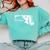 Red For Ed Maryland Teacher Public Education Comfort Colors Sweatshirt Chalky Mint
