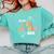 Retro Boho Math Science Professor In My STEM Teacher Era Comfort Colors Sweatshirt Chalky Mint