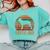 Retro Boston Terrier Dad Dog Owner Pet Bostie Father Comfort Colors Sweatshirt Chalky Mint
