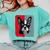 Retro Boston Terrier Dog Lover Bostie Mom Dad Dog Owner Comfort Colors Sweatshirt Chalky Mint