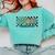 Retro Checkered Music Therapist Squad Music Therapy Teacher For Men Women Comfort Colors Sweatshirt Chalky Mint Retro Checkered Music Therapist Squad Music Therapy Teacher For Men Women Comfort Colors Sweatshirt Chalky Mint