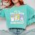Retro Are You Fall O Ween Directions Teacher Halloween Ghost Comfort Colors Sweatshirt Chalky Mint
