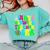 Retro Groovy In My Glowing Teacher Era Happy Teacher's Day Comfort Colors Sweatshirt Chalky Mint