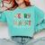 Retro Merry Teacher Bright Students Christmas Teacher Comfort Colors Sweatshirt Chalky Mint Retro Merry Teacher Bright Students Christmas Teacher Comfort Colors Sweatshirt Chalky Mint