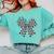 Retro Special Education Squad Coquette Bow SPED Teacher Comfort Colors Sweatshirt Chalky Mint