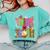 Retro Trick Or Teach Leopard Ghost Halloween Spooky Teacher Comfort Colors Sweatshirt Chalky Mint