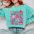 Rock The Test Testing Day Don't Stress Do Your Best Teacher For Men Women Girls Kids Comfort Colors Sweatshirt Chalky Mint