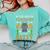 School Teacher A Bit Batty Teaching Bat Halloween Costume Comfort Colors Sweatshirt Chalky Mint
